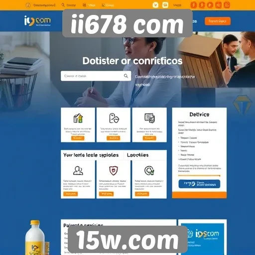 Facilidade de navegação e usabilidade do site ii678 com